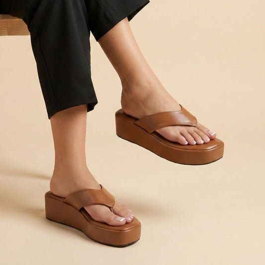 Brown Daily Wear Slip-On ZW-1508