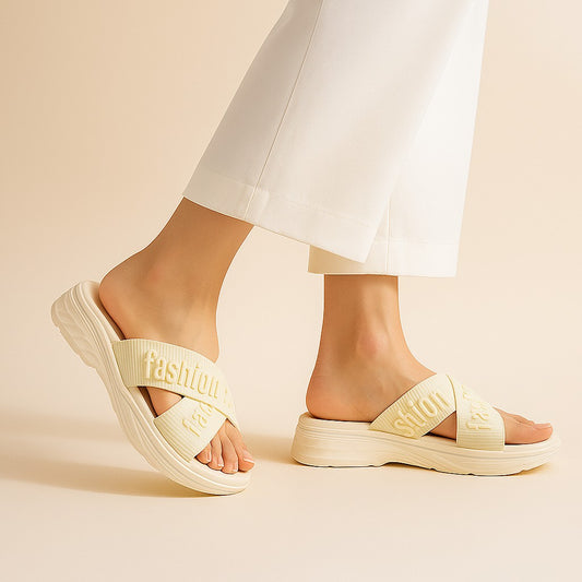 Fawn Criss Cross Slides ZR-2507