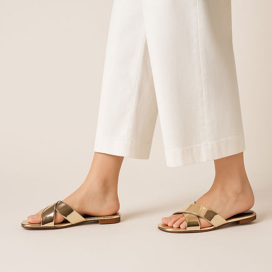 Golden Women Slipper WC53