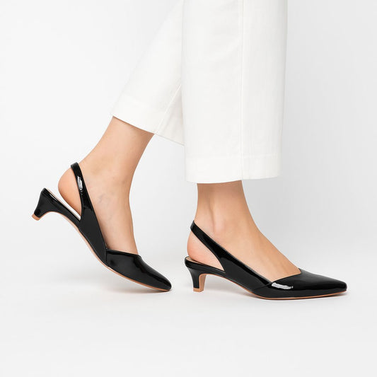 Black Court Shoes WS001