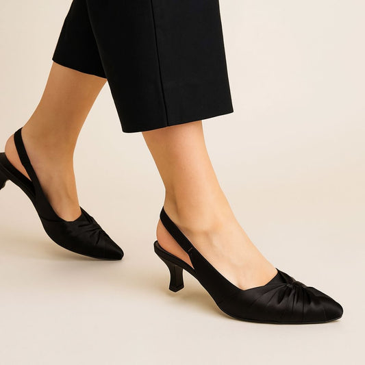 Black Grace Sling Back ZM-1005