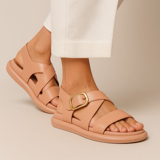 Pink Strap Ease Sandal ZW-1528