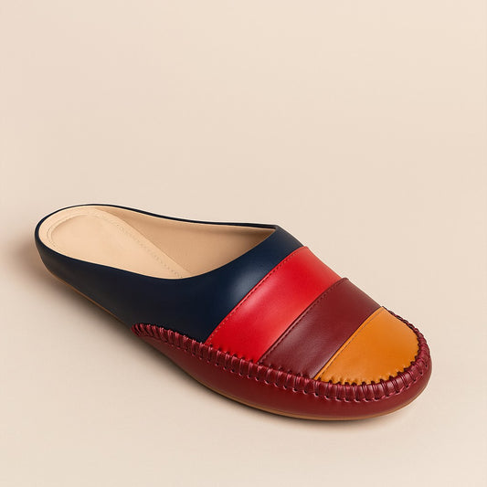 Navy Casual Mules Pw019