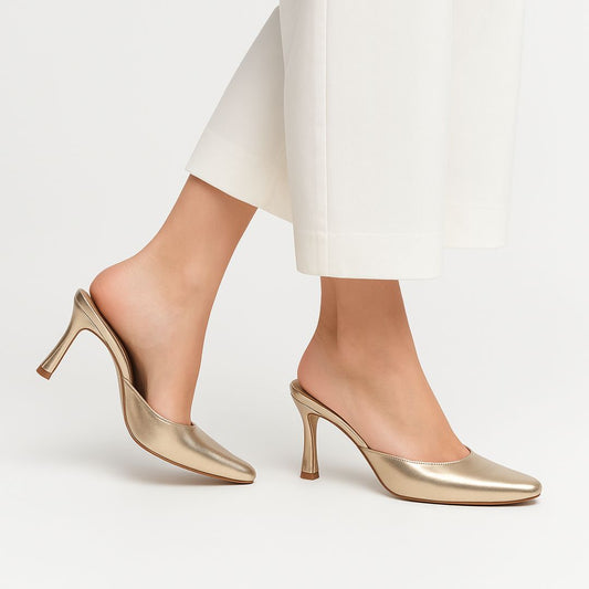 Golden Stiletto Heel by Zapatla S031