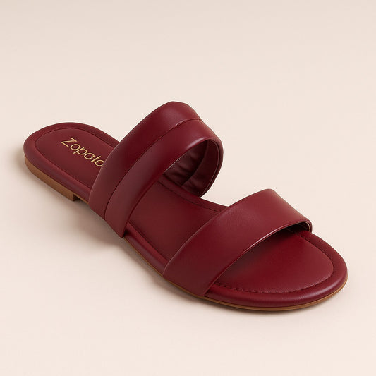 Maroon Women Slipper WC74