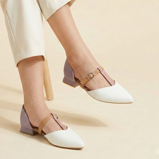 Multi Pointed Toe Flats ZM-1023