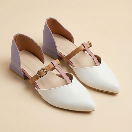 Multi Pointed Toe Flats ZM-1023