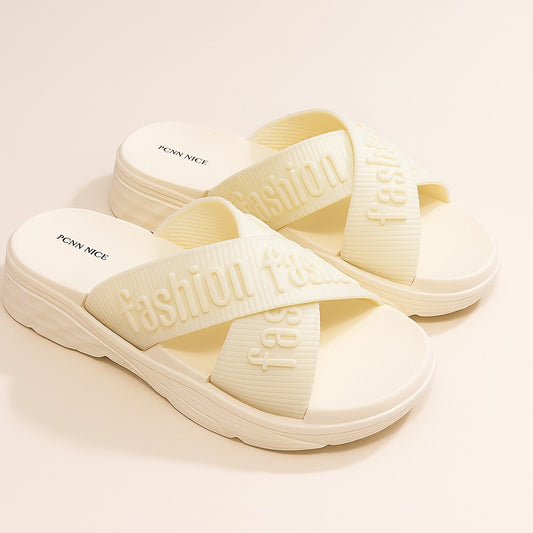 Fawn Criss Cross Slides ZR-2507