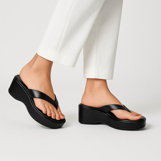 Black Daily Wear Slip-On ZW-1508