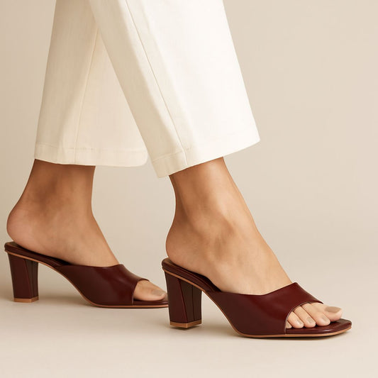 Maroon Women Sandal Ws73