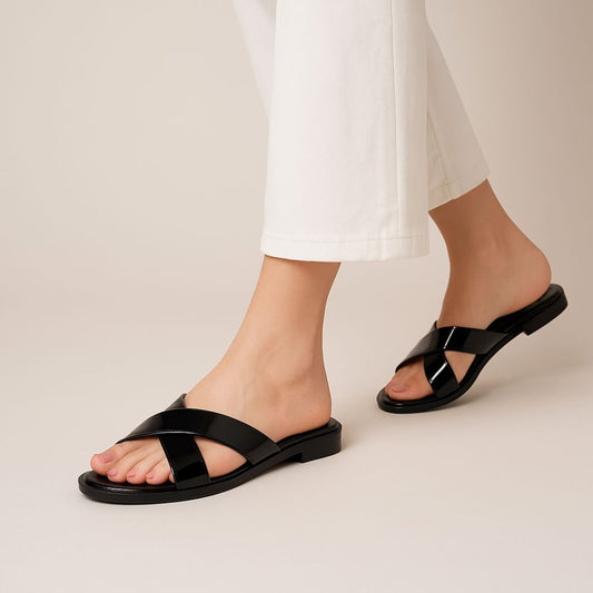 Black Women Slipper WC53