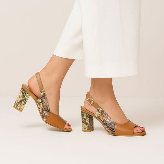 Mustard Block Heel ZH-515